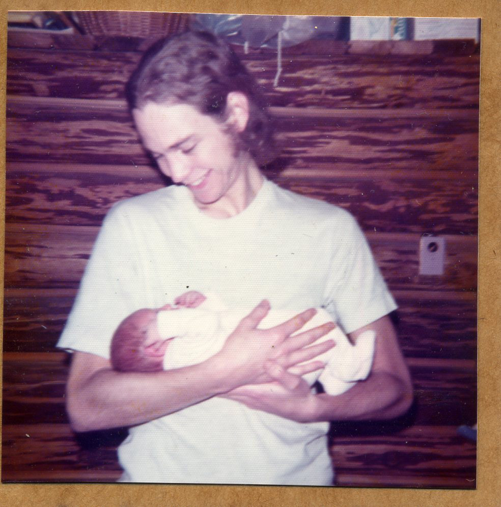 John and baby Ocean 1973
