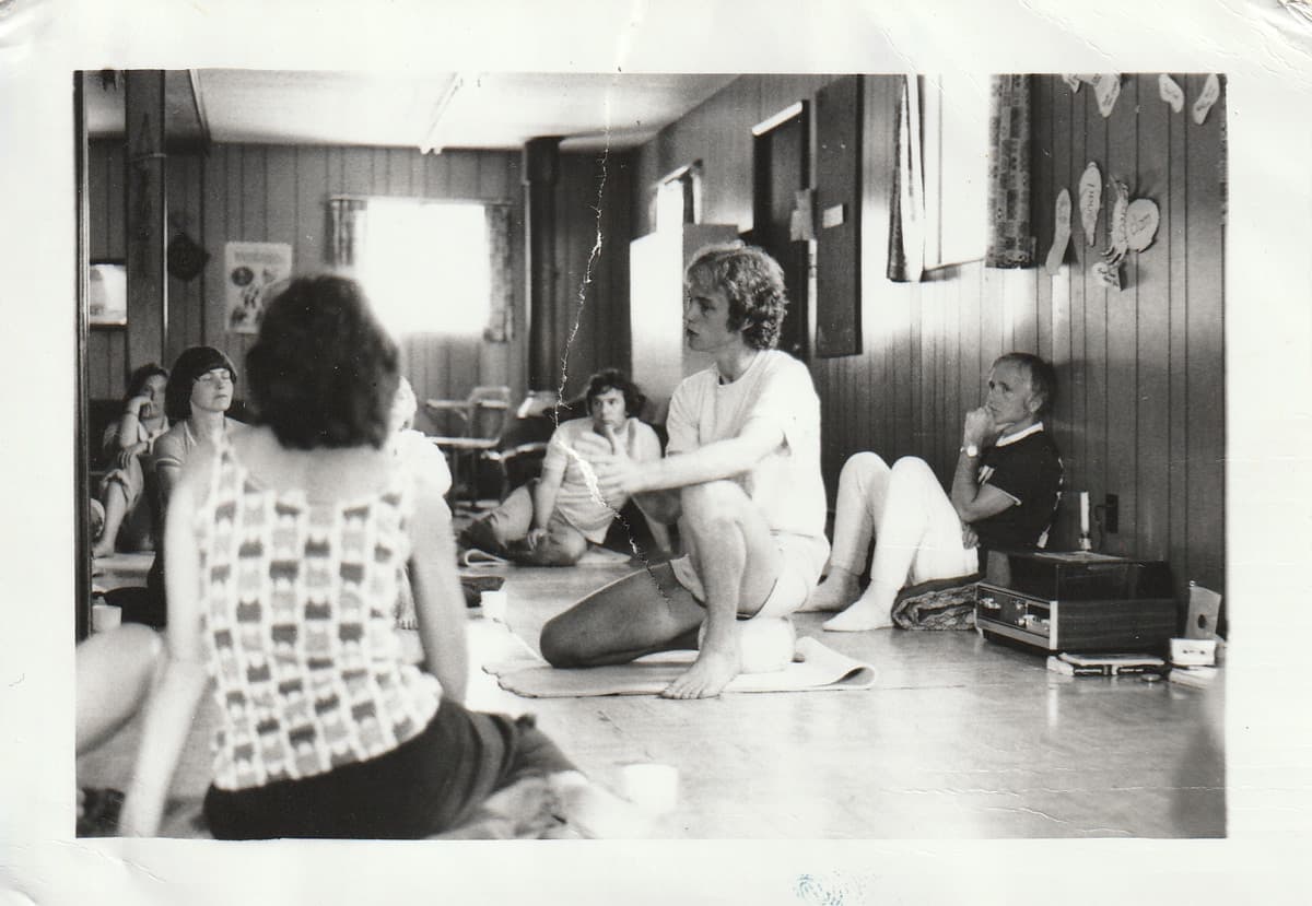 John Robbins Teaching Yoga Meditation