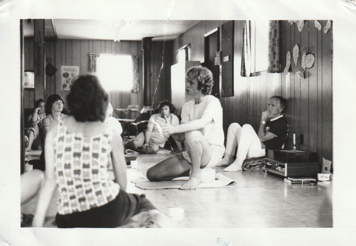John Robbins Teaching Yoga Meditation