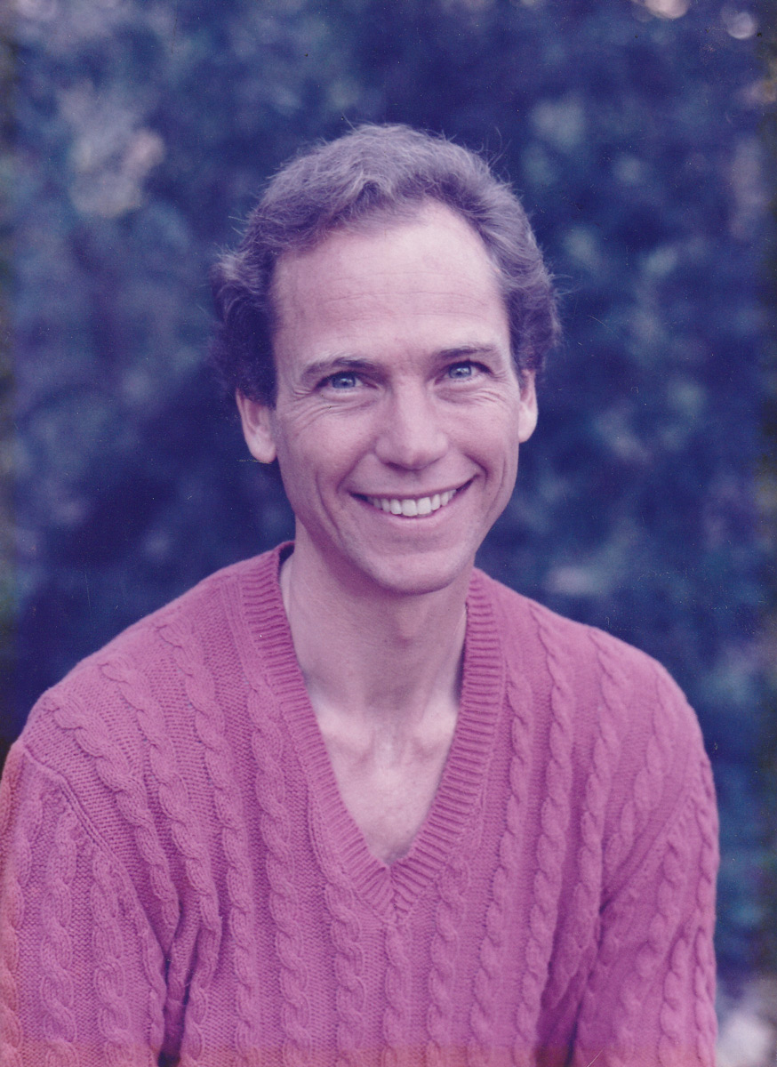 John Robbins red sweater