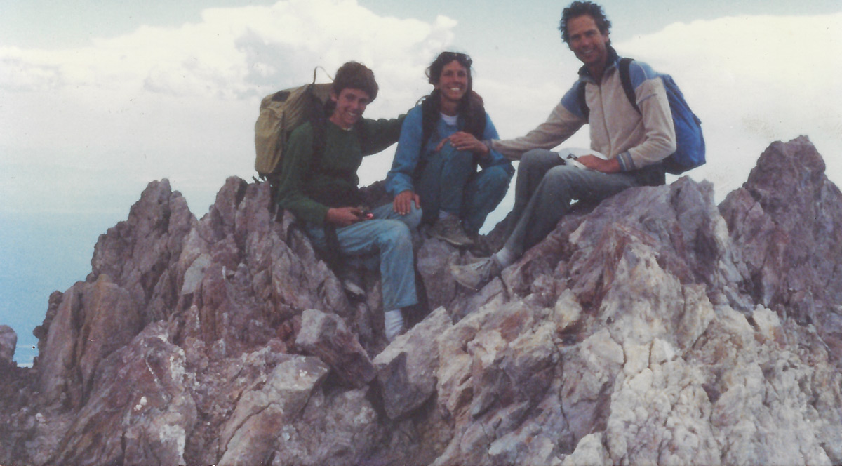 Robbins Family on Mt Shasta