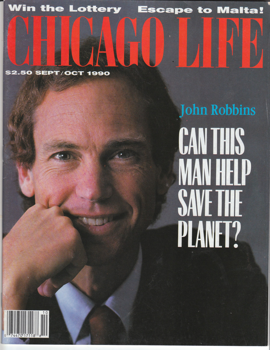 John Robbins Magazine Cover Chicago Life