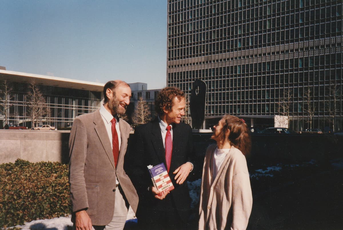 John Robbins with Klaper and Deo circa early 90s