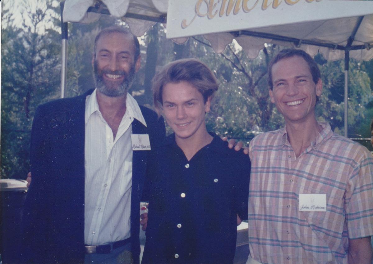 John Robbins with Klaper and River Phoenix