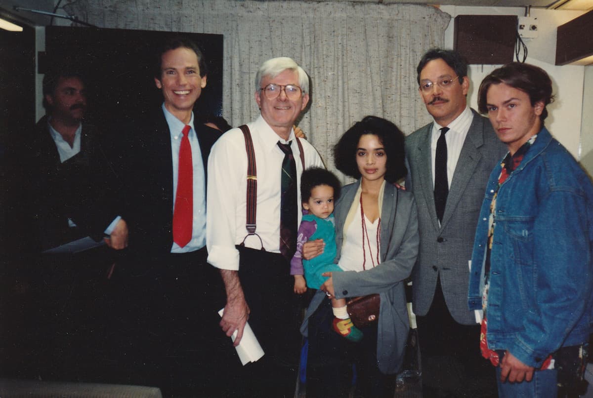 John Robbins with Phil Donahue and River Phoenix
