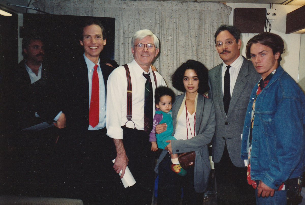 John Robbins with Phil Donahue and River Phoenix