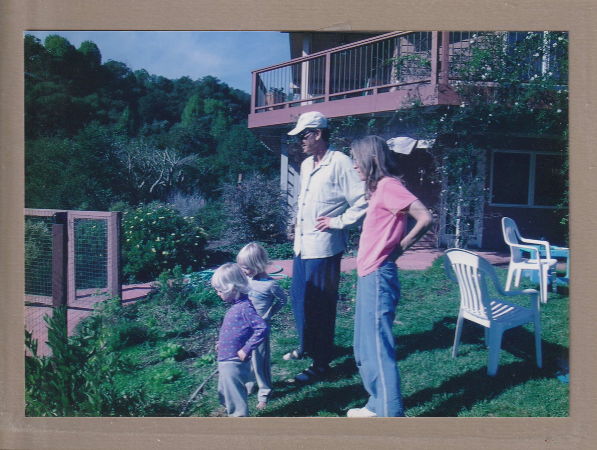 John and Deo in Soquel with Twins