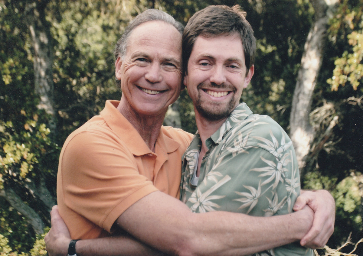John and Ocean hugging circa 2010