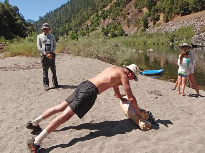 John pushups rafting