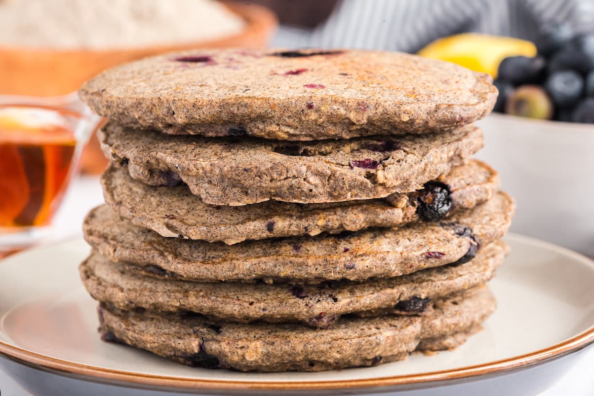 Blueberry Poppyseed Pancakes