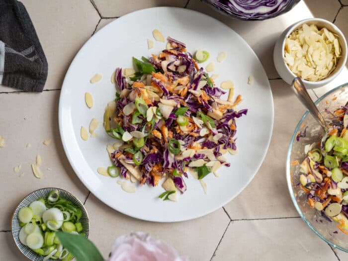 Easy Creamy Apple Slaw