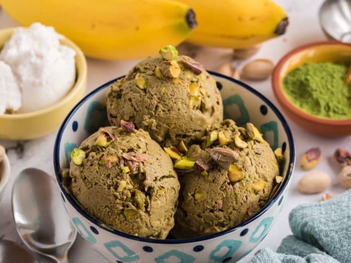 Green Tea Pistachio Nice Cream