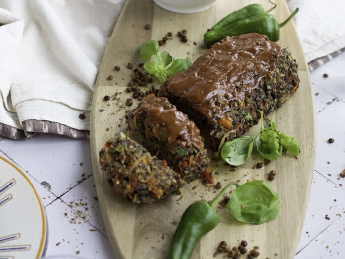 Lentil Flax Loaf