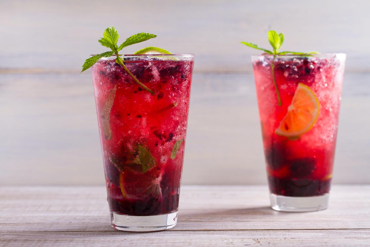 Blackberry Mojito Mocktail