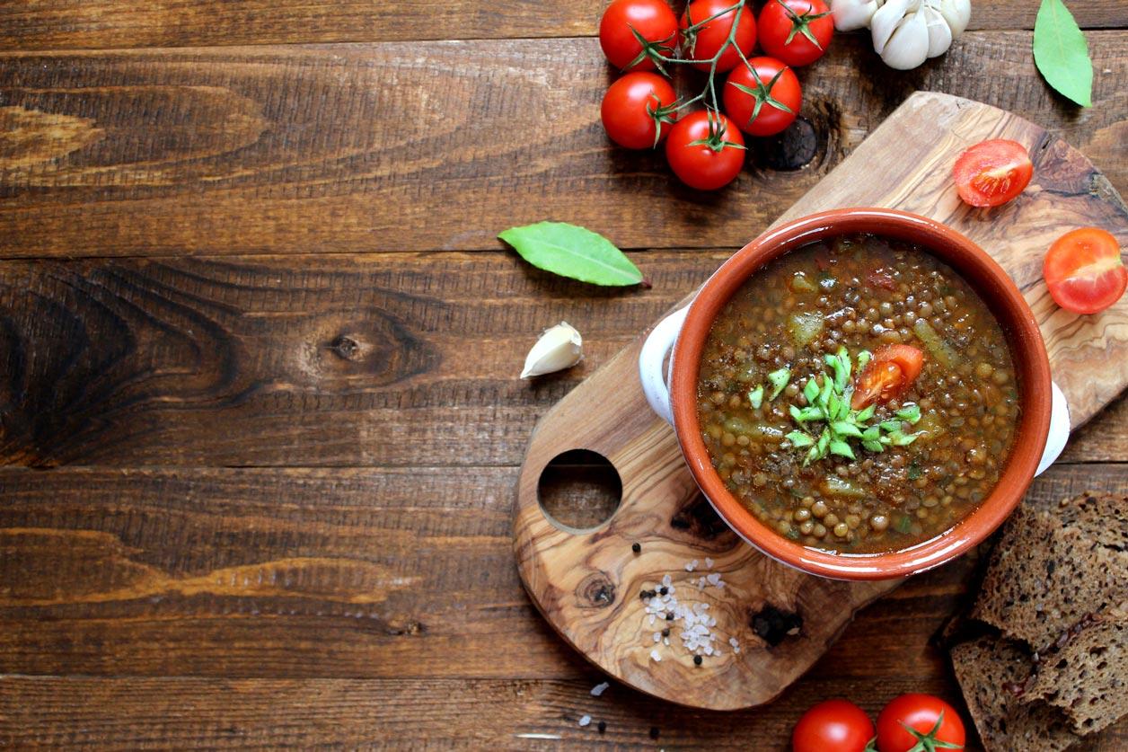 healthy snack idea: soup