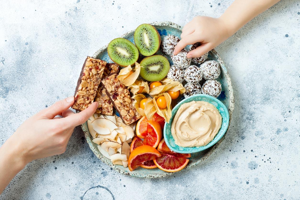 vegan snack plate
