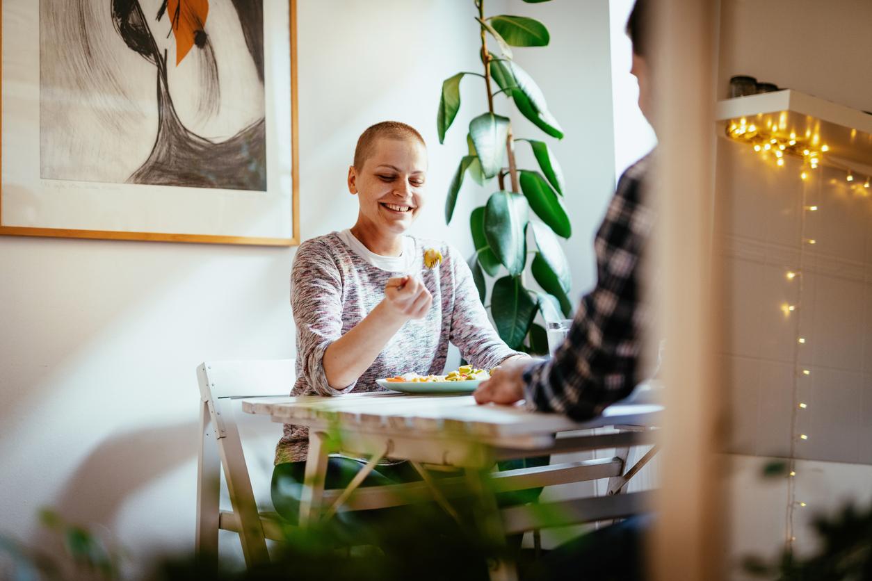 Day in a life of female cancer survivor at home and otudoors