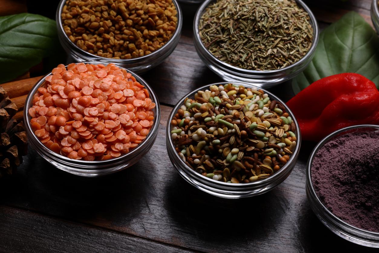 Herbs and Spices a vibrant array of colours