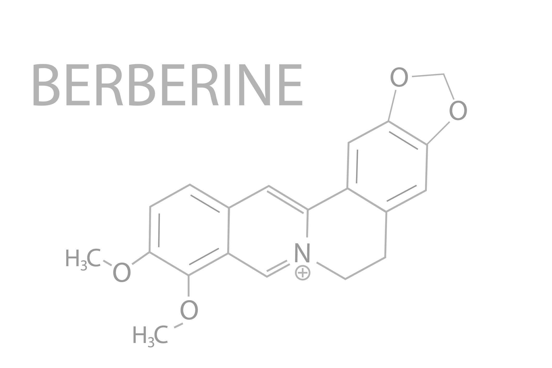 Berberine molecular skeletal chemical formula