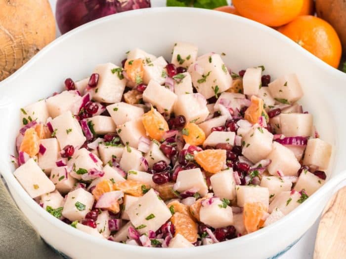 Jicama Pomegranate Salad