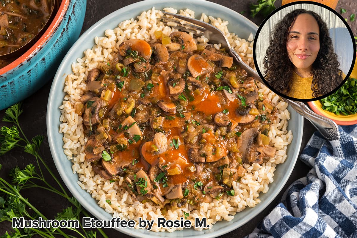 Mushroom Etoufee by Rosie M.