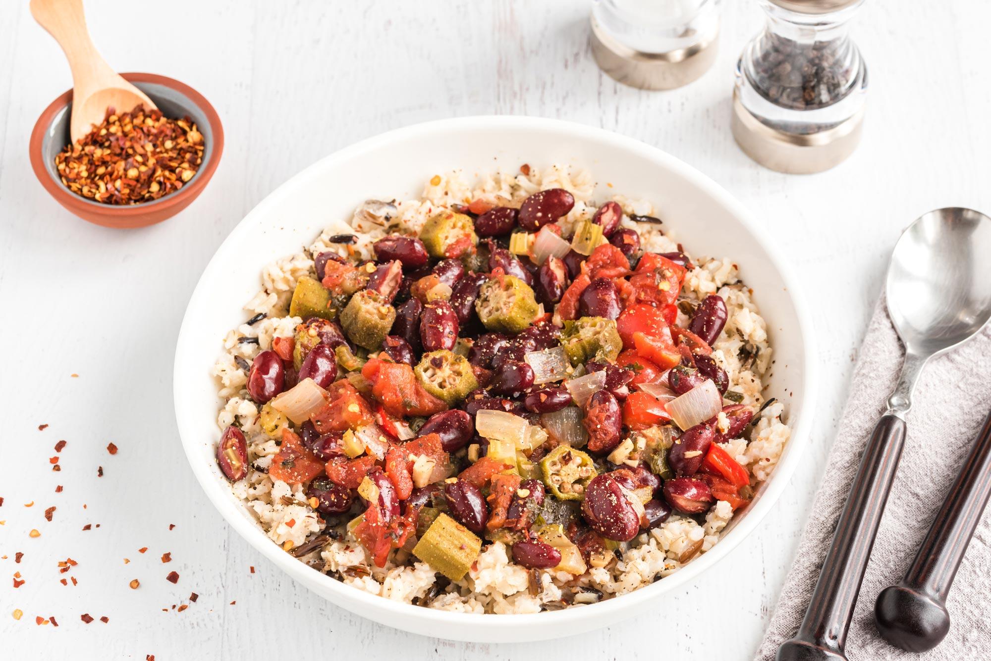 Red Bean Gumbo with Okra