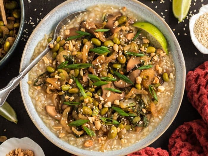 Soothing Ginger and Mushroom Congee