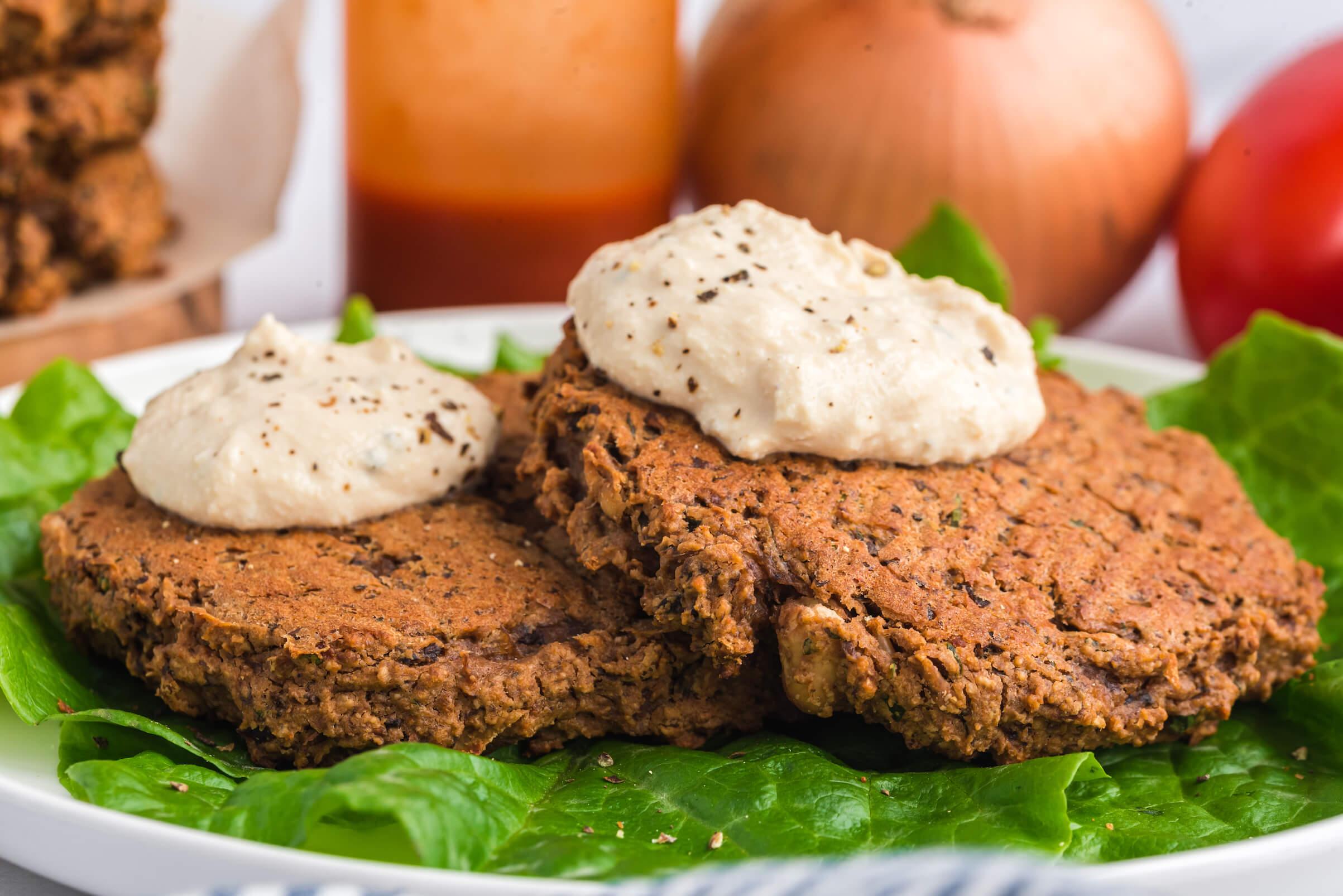 White Bean and Mushroom Burgers