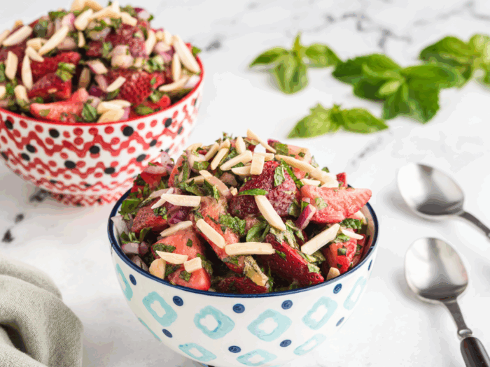 Strawberry Mint Salad